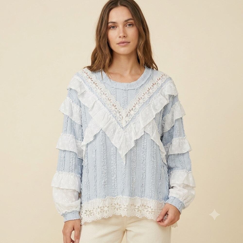 378-Pol Bohemian Top size L / PTP 31”